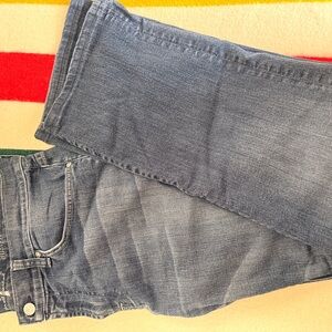 7 For All Mankind Blue Bootcut Jeans